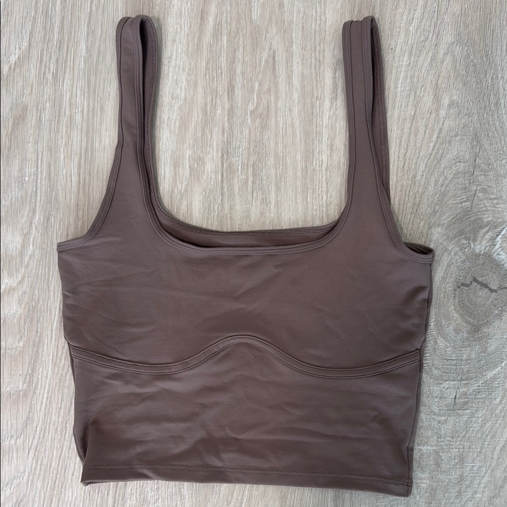 Abercrombie & Fitch Brown Crop Top